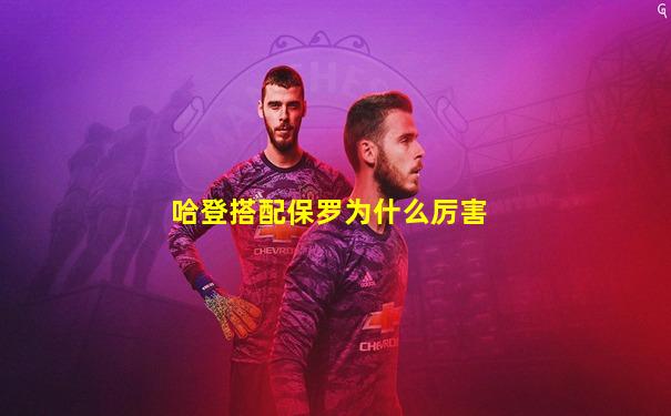哈登搭配保罗为什么厉害