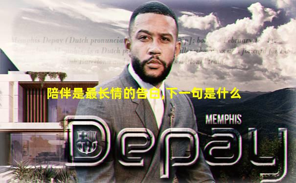 陪伴是最长情的告白,下一句是什么